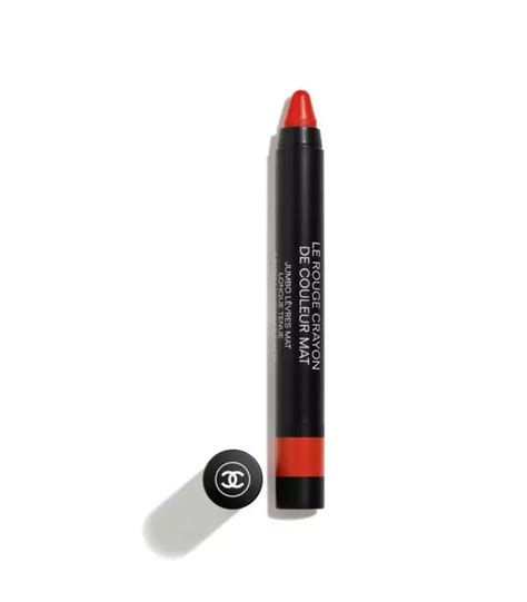 chanel le rouge crayon de couleur mat lipstick 38|chanel le rouge lipstick.